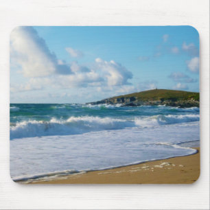 Fistral Beach Newquay Cornwall England Mouse Mat