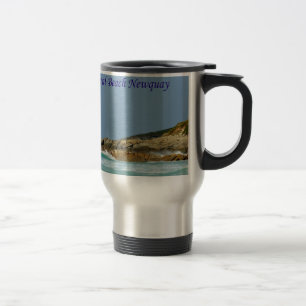 Fistral Beach Newquay Cornwall England Travel Mug
