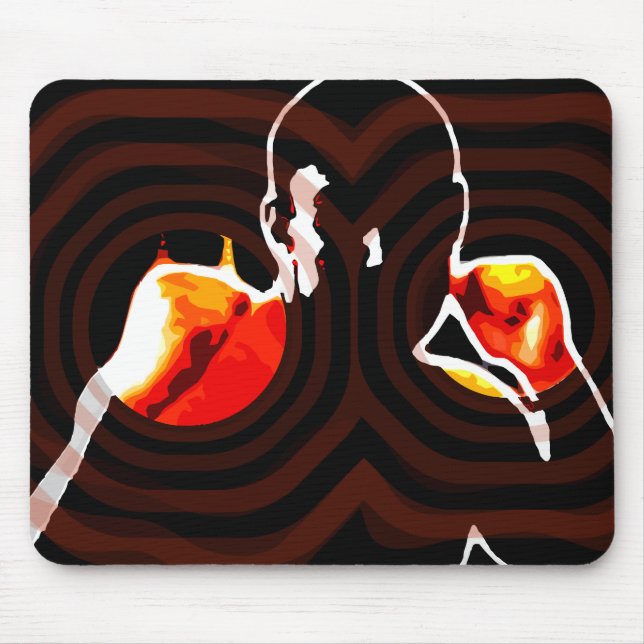 fists of fire. mouse mat (Front)