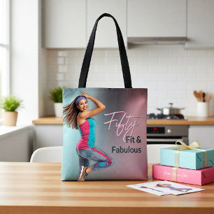 Fit and Fabulous Thank You Tote Bag