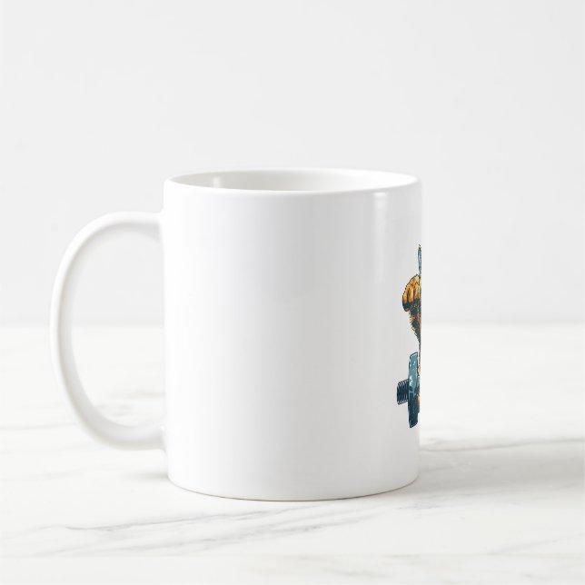Fit and Feline Coffee Mug (Left)