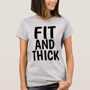 FIT AND THICK, Curvy workout gym tank tops & tees