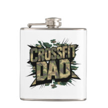 Fit Father Explosive Camouflage CrossFit Flask