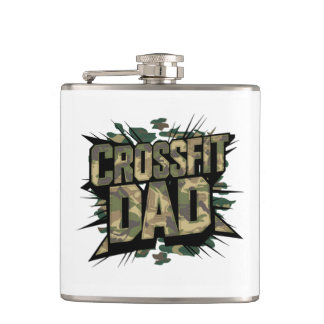 Fit Father Explosive Camouflage CrossFit Flask