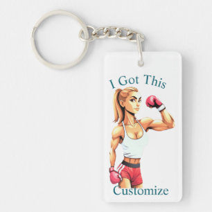 Fit Female Boxer Thunder_Cove Key Ring