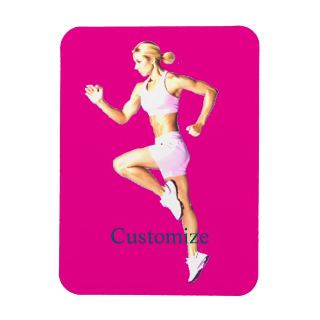 Fit Female Boxer Thunder_Cove Magnet (Vertical)