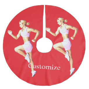 Fit Female Runner Thunder_Cove Brushed Polyester Tree Skirt