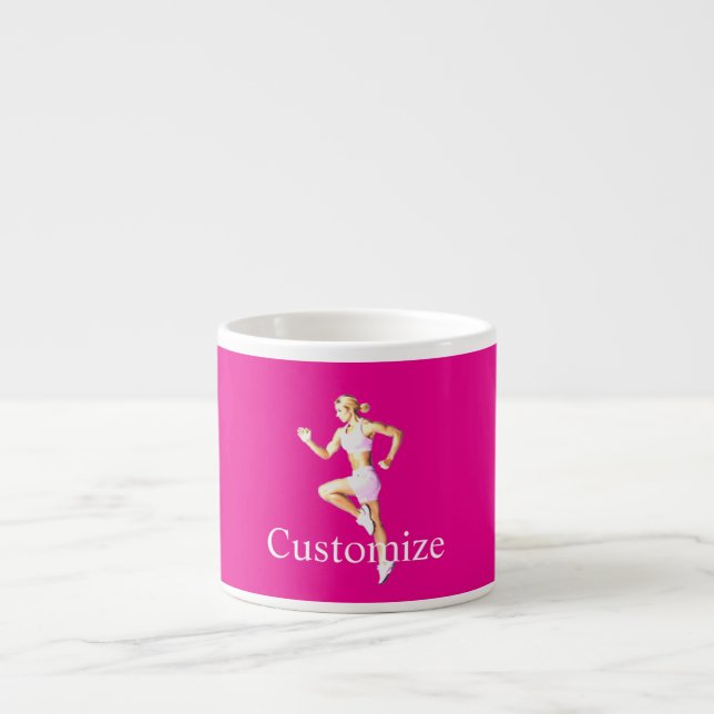 Fit Female Runner Thunder_Cove Espresso Cup (Front)
