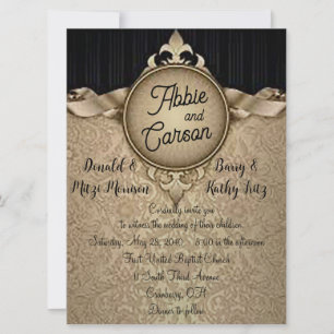 Fit for Royalty Wedding Invitation