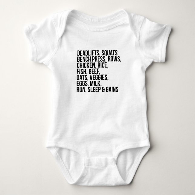 Fit Life Baby Bodysuit (Front)