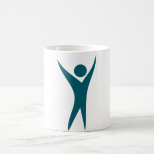 Fit Man Icon Vector Coffee Mug