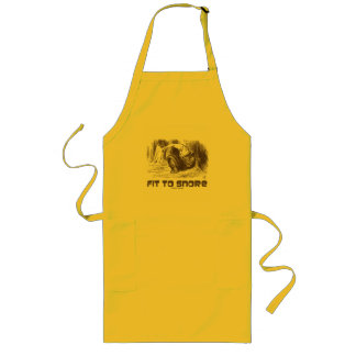 Fit To Snore Red King Snoring Sleeping Wonderland Long Apron