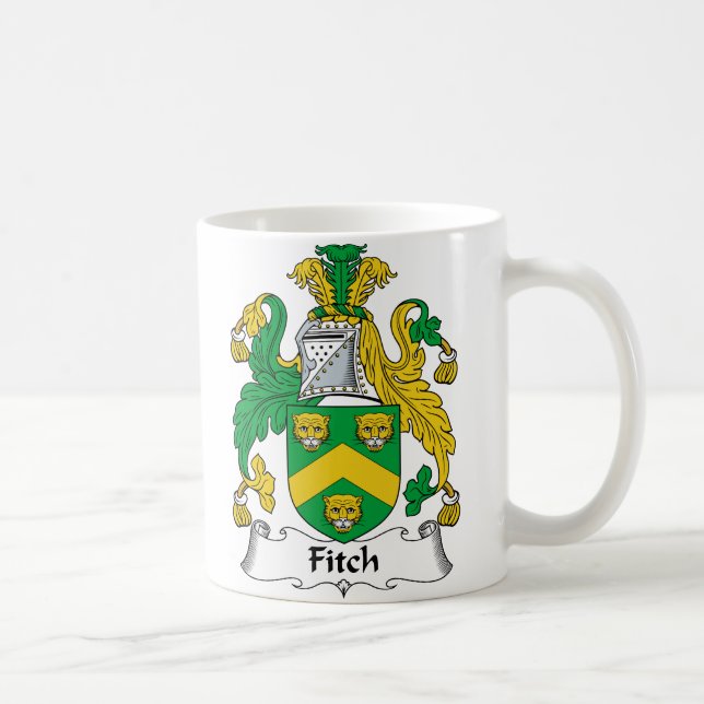 Fitch Family Crest Coffee Mug (Right)