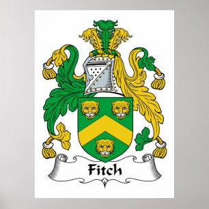 Fitch Family Crest Poster