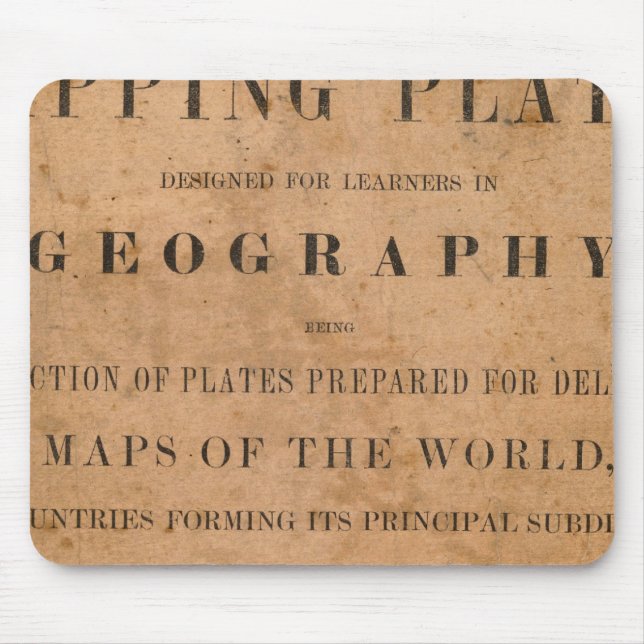 Fitch's mapping plates mouse mat (Front)