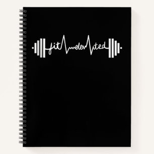 Fitelevated Gym Fitness Barbell Workout Notebook