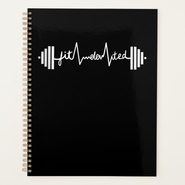 Fitelevated Gym Fitness Barbell Workout Planner (Front)