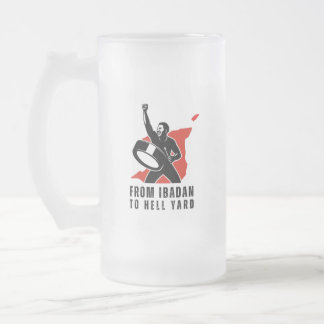 FITHY 16oz Victory (right-handed) Frosted Glass Beer Mug