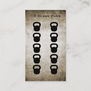 Fitness 10 Class Pass Card