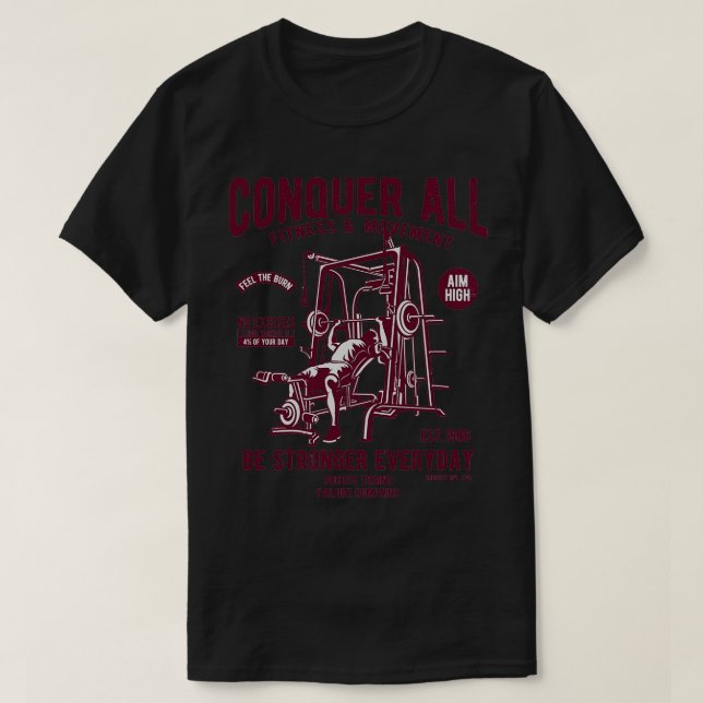 Fitness 9 T-Shirt (Design Front)