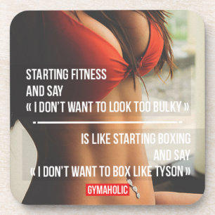 Fitness and Bodybuilding Motivation Coaster