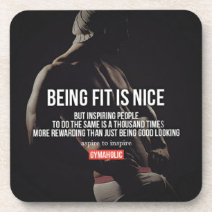 Fitness and Bodybuilding Motivation Coaster