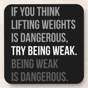 Fitness and Bodybuilding Motivation Coaster