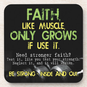 Fitness and Bodybuilding Motivation Coaster