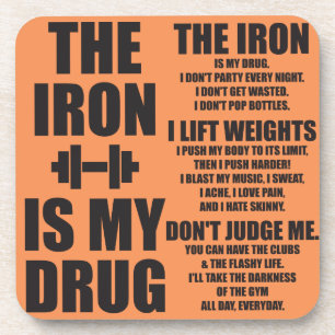 Fitness and Bodybuilding Motivation Coaster