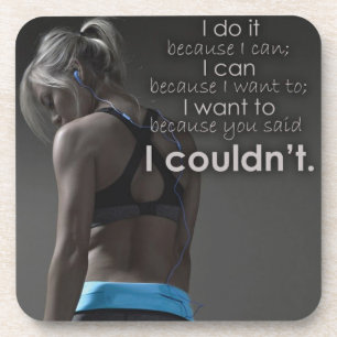 Fitness and Bodybuilding Motivation Coaster