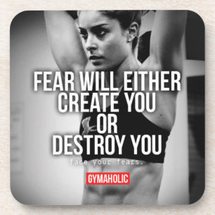 Fitness and Bodybuilding Motivation Coaster