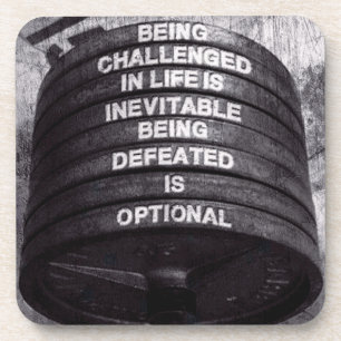 Fitness and Bodybuilding Motivation Coaster