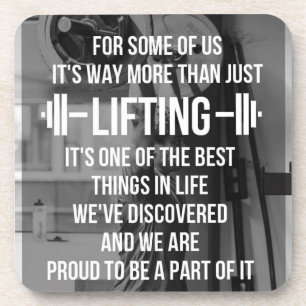 Fitness and Bodybuilding Motivation Coaster