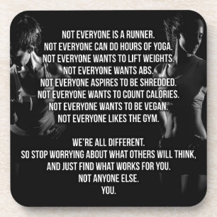 Fitness and Bodybuilding Motivation Coaster