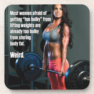 Fitness and Bodybuilding Motivation Coaster