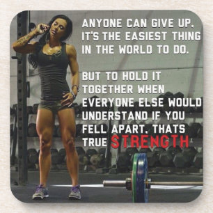 Fitness and Gym Motivation Coaster