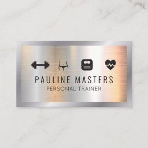 Fitness and Nutrition Personal Trainer Appointme Appointment Card
