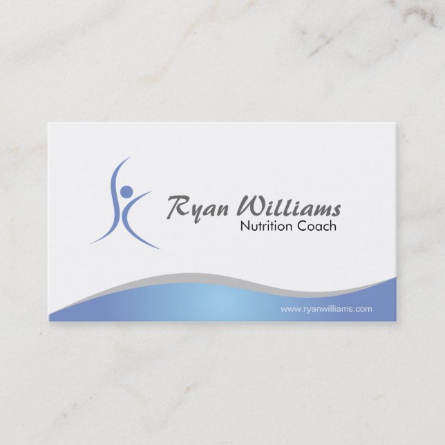 Fitness and Nutritionist - Business Cards (Front)