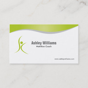 Fitness and Nutritionist - Business Cards