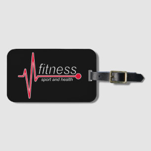 Fitness and sport luggage tag