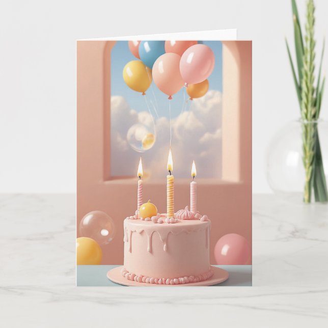 Fitness Birthday Hero Card (Front)