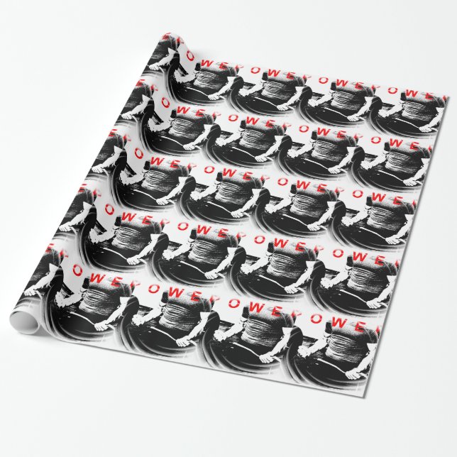 Fitness Bodybuilding Wrapping Paper (Unrolled)