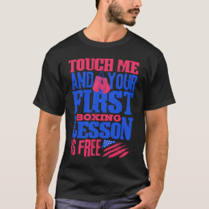 Fitness Boxing Ring  First free lesson  I Love Kic T-Shirt