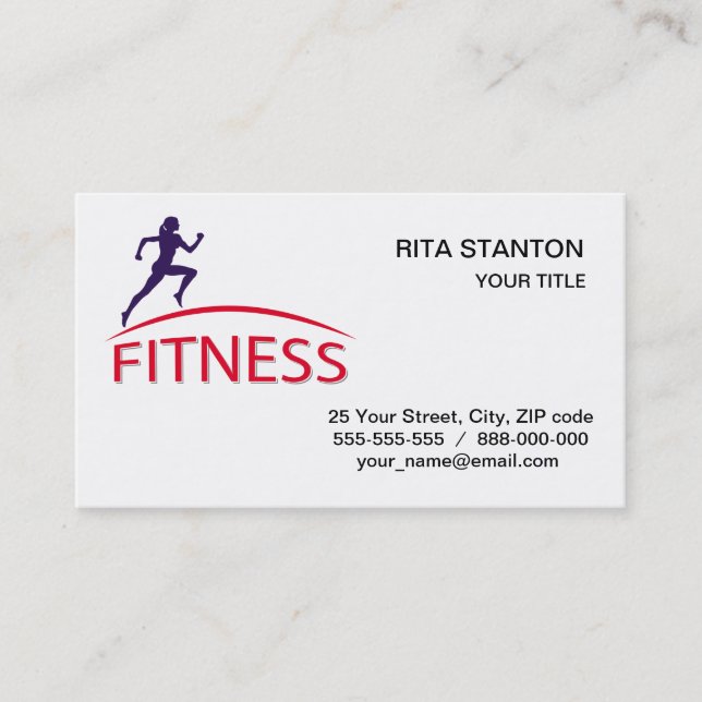 Fitness Business Card (Front)