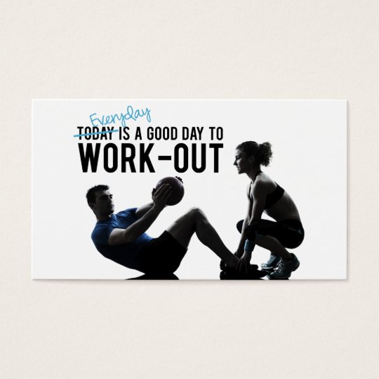 fitness business card