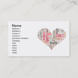 Fitness Business Card