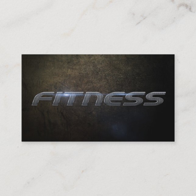 Fitness business card (Front)