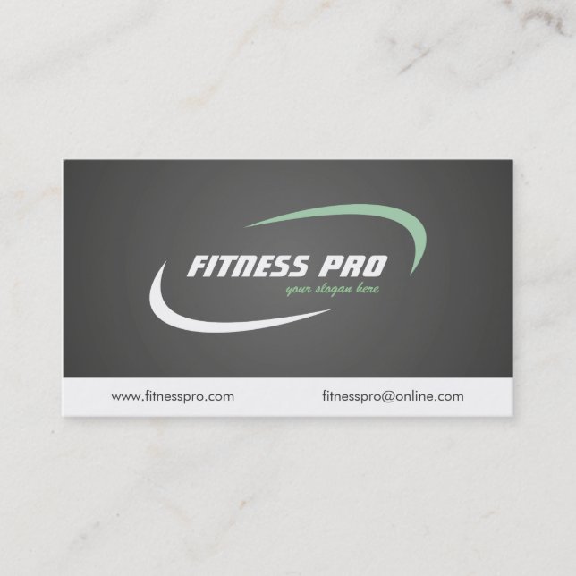 Fitness - Business Cards (Front)