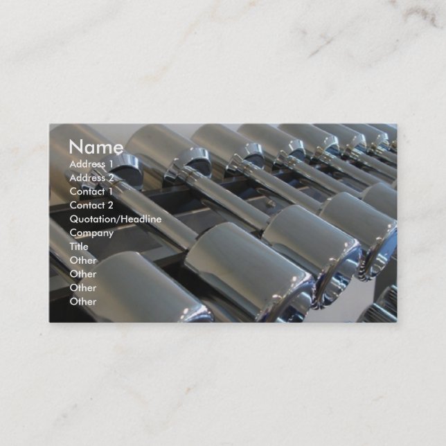 FITNESS BUSINESS CARDS (Front)