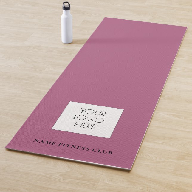 Fitness Business Logo Template Workout Yoga Mat (In Situ)
